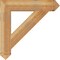 Ekena Millwork Traditional Arts & Crafts Rough Sawn Bracket, Western Red Cedar, 6"W x 34"D x 34"H BKT06X34X34TRA03RWR - alternate 4
